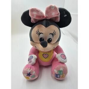 Disney Baby Musical Discovery Plush Minnie Mouse with Sounds and Phrases, Sings